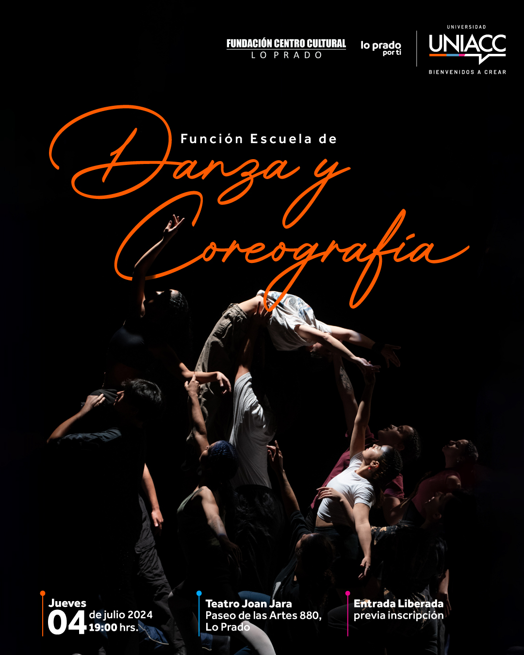 De Julio Funci N Escuela De Danza Y Coreograf A Uniacc